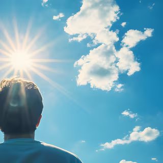 Regarder le soleil sans protection peut réellement endommager la rétine. © Aira, Adobe Stock (image générée avec IA)