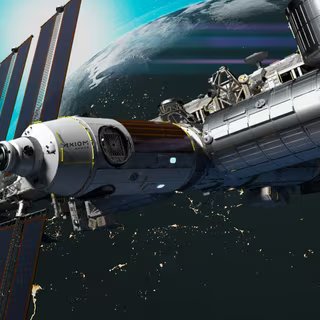 Interview : une nouvelle économie spatiale se prépare au-dessus de nos têtes, et l’Europe ne veut pas la rater 2 Vue d'artiste d'une partie de la station spatiale d'Axiom, dont les modules sont construits par Thales Alenia Space. © Axiom Space