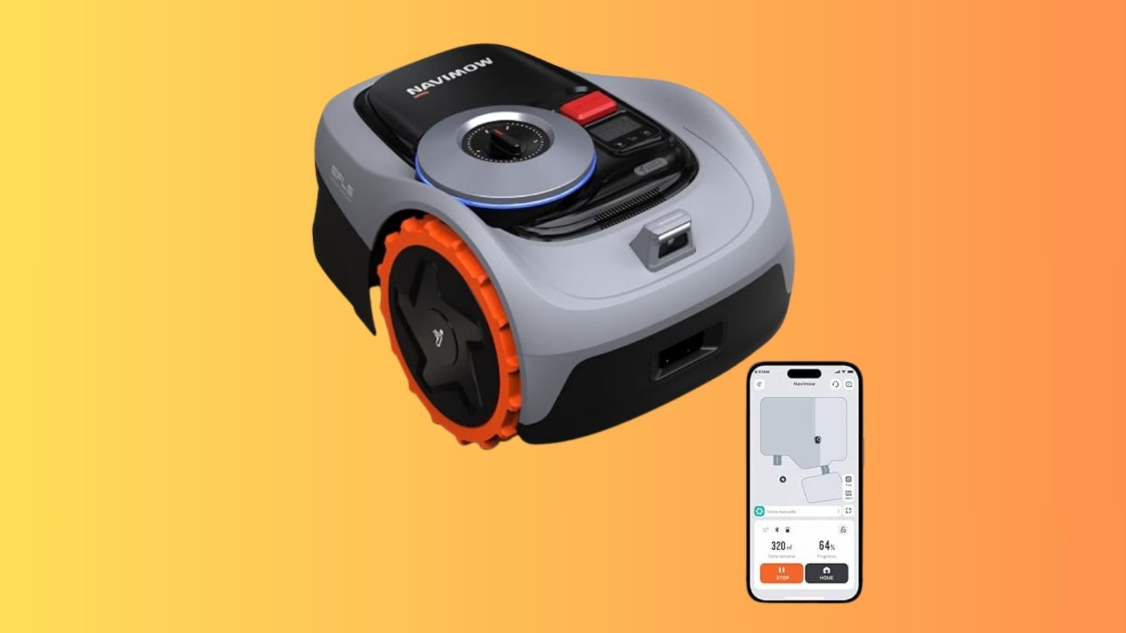 Clap de fin des French Days ce robot tondeuse