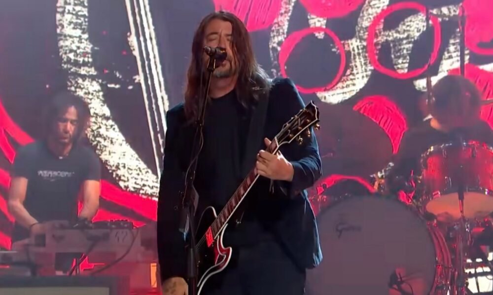 Foo Fighters sur le plateau de Saturday Night Live UK