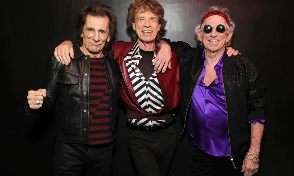Rolling Stones Ronnie Wood Mick Jagger Keith Richards