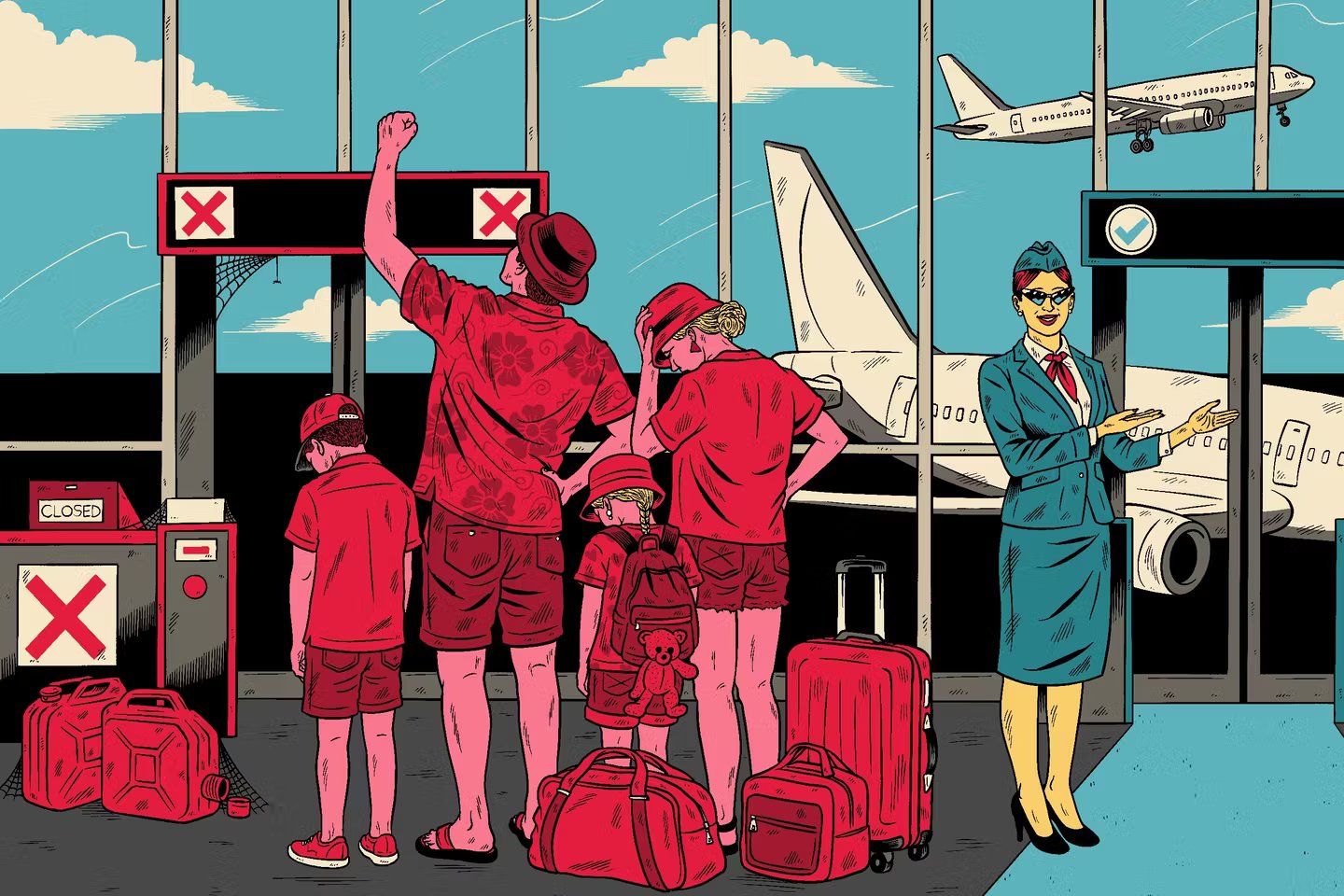Vols annules des centaines de suppressions laissent les passagers entre