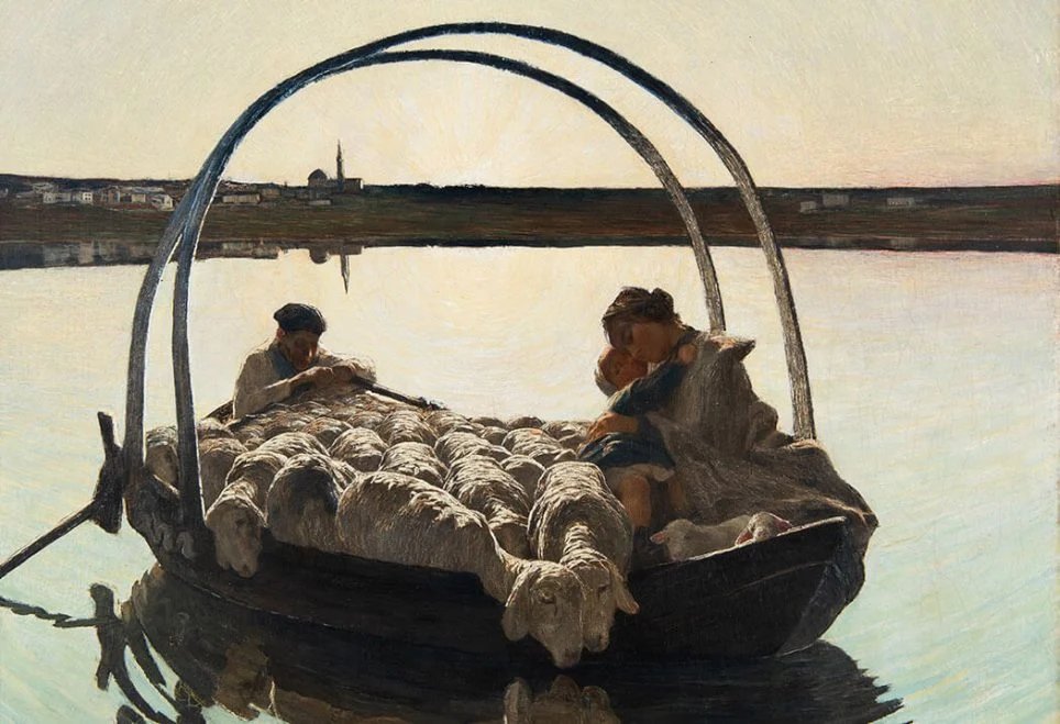 Giovanni Segantini, Ave Maria à la traversée