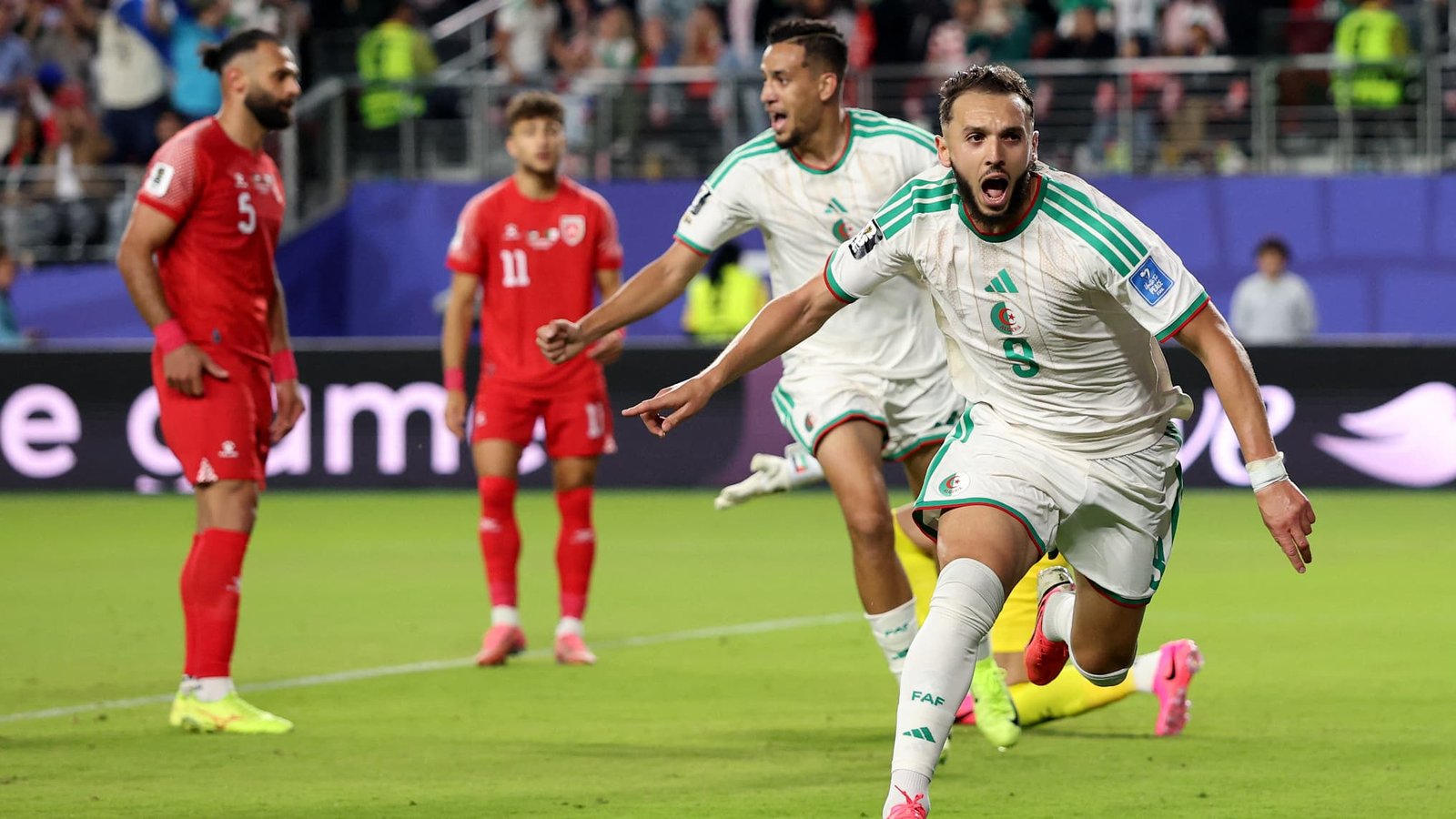 Algerie Jordanie Al Tamari passeur chanceux Gouiri en sauveur le resume video