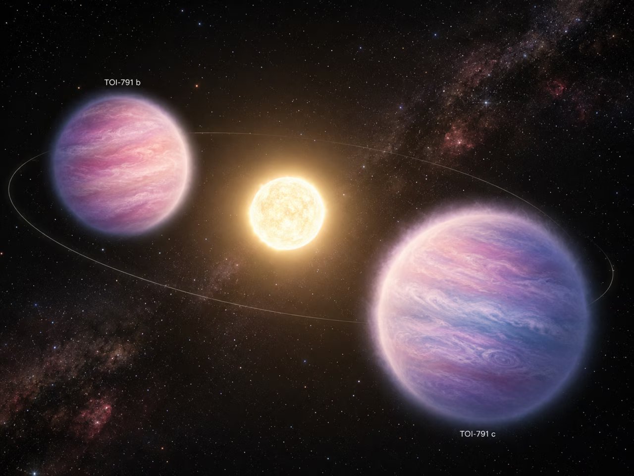 Ces 2 planètes géantes à 1 110 années-lumière sont moins denses que la barbe à papa : les astronomes cherchent l’explication 1 Ces 2 planetes geantes a 1 110 annees lumiere sont moins