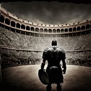 Combat de gladiateurs. © Noel Cook, Adobe Stock