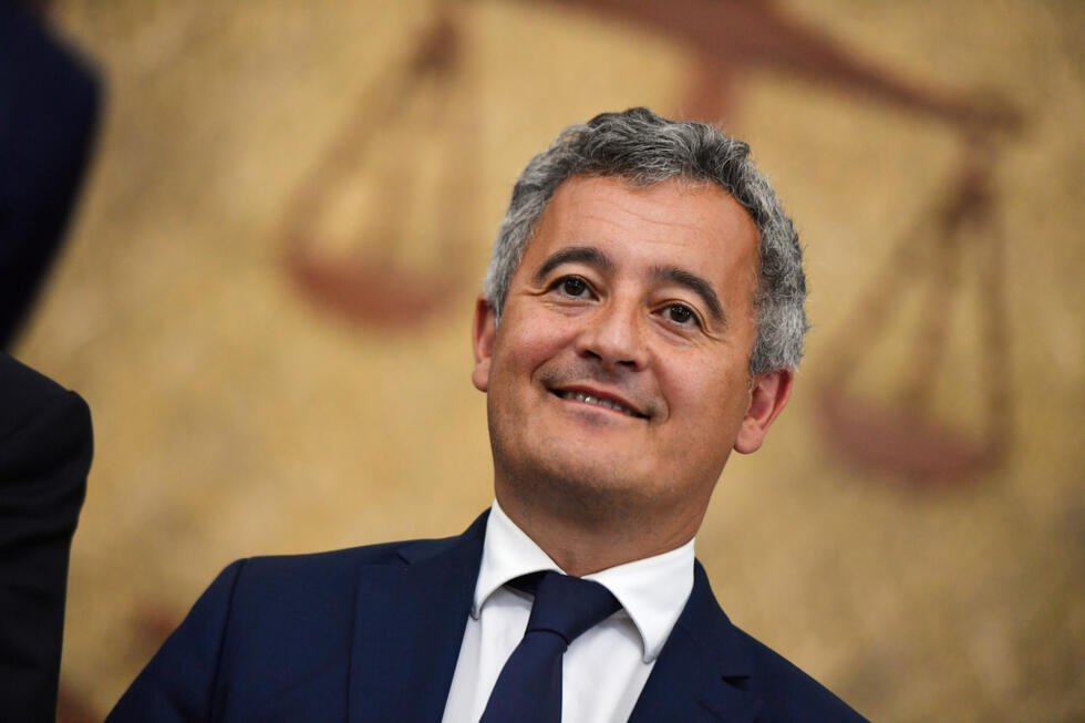 Gérald Darmanin, ministre français de la Justice, lors d'une visite officielle à Alger, en Algérie, le lundi 18 mai 2026.