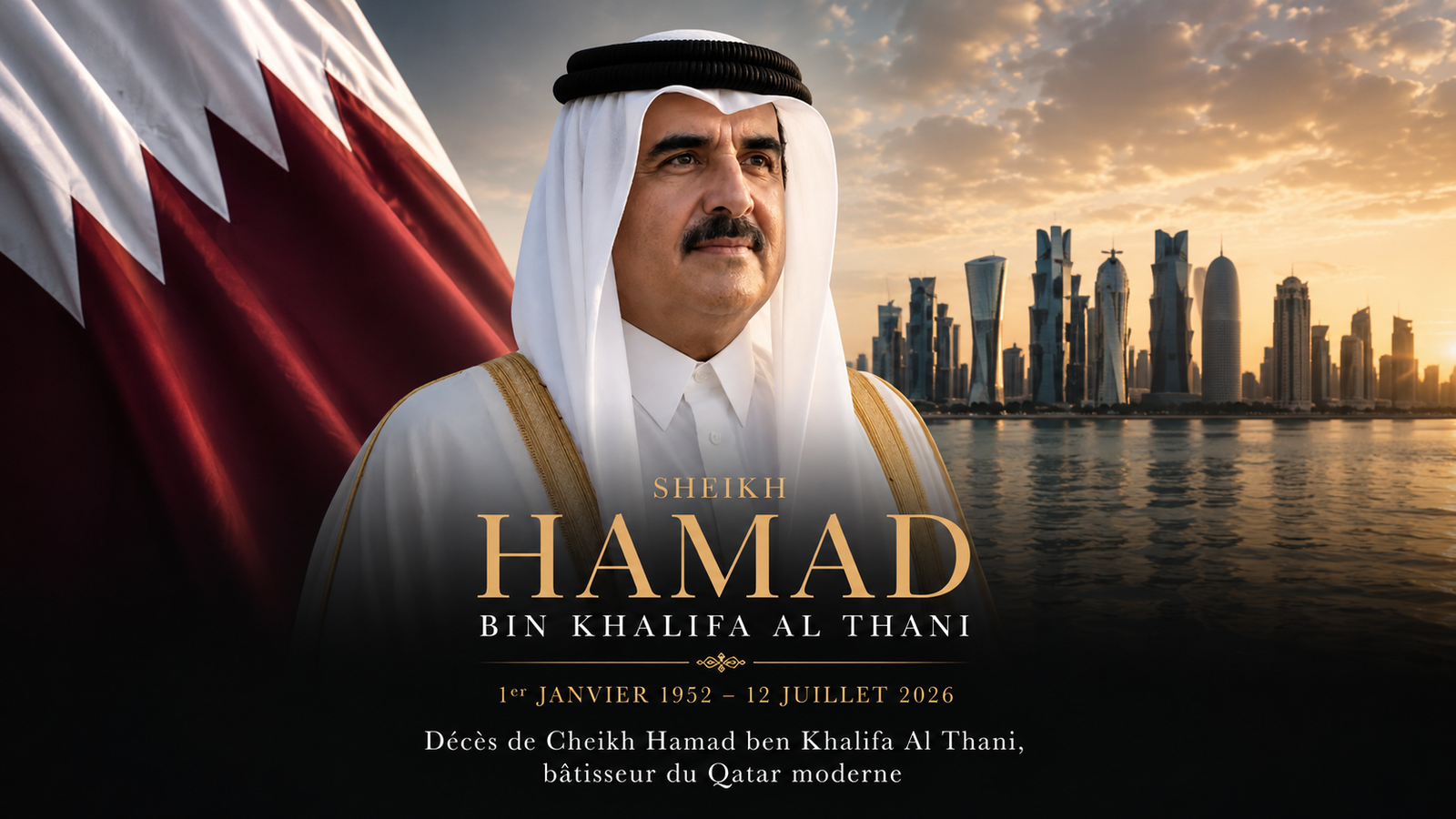 Décès de l’émir Cheikh Hamad ben Khalifa Al Thani, bâtisseur du Qatar moderne 1 Cheikh Hamad ben Khalifa Al Thani