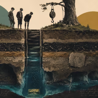 Depuis plus de deux siècles, l’île d’Oak engloutit les hommes, les fortunes et les certitudes… sans livrer son secret. Image générée à l'aide d'un outil IA. © Xavier Demeersman, ChatGPT