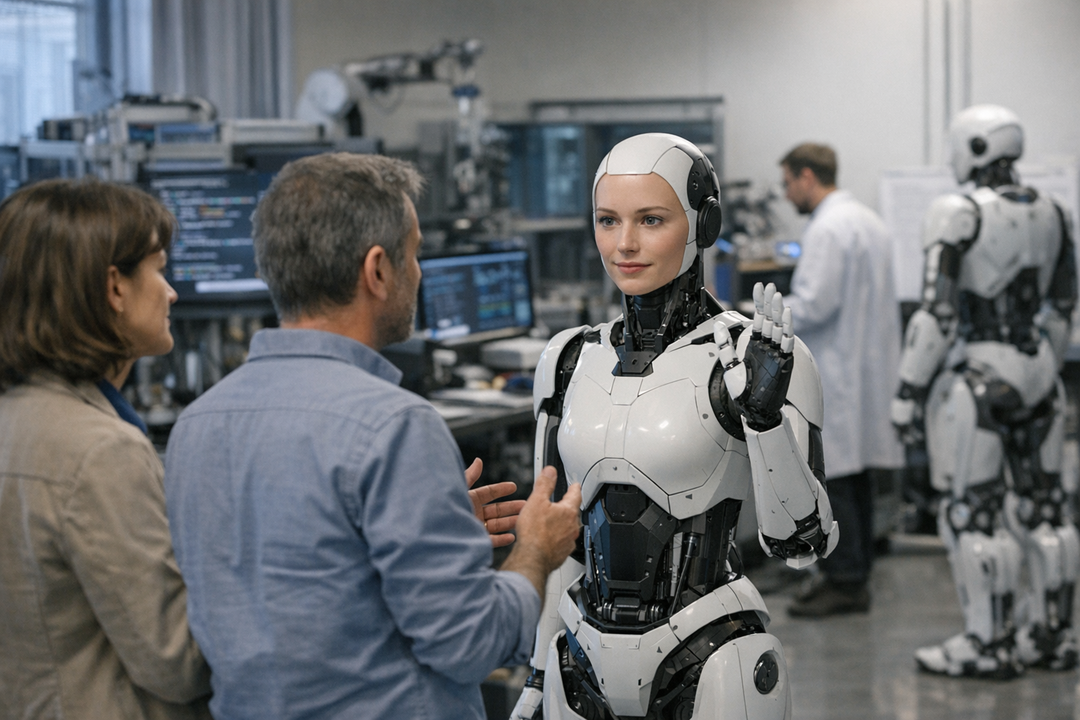 Quand les robots prennent visage: enjeux d'une révolution incarnée