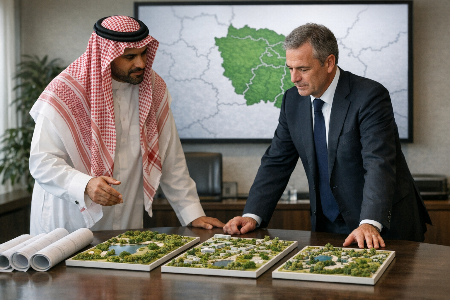 Un projet saoudien de trois parcs en Île-de-France promet 22 000 emplois et 6 milliards € 1 Un projet saoudien de trois parcs en Île-de-France promet 22 000 emplois et 6 milliards €