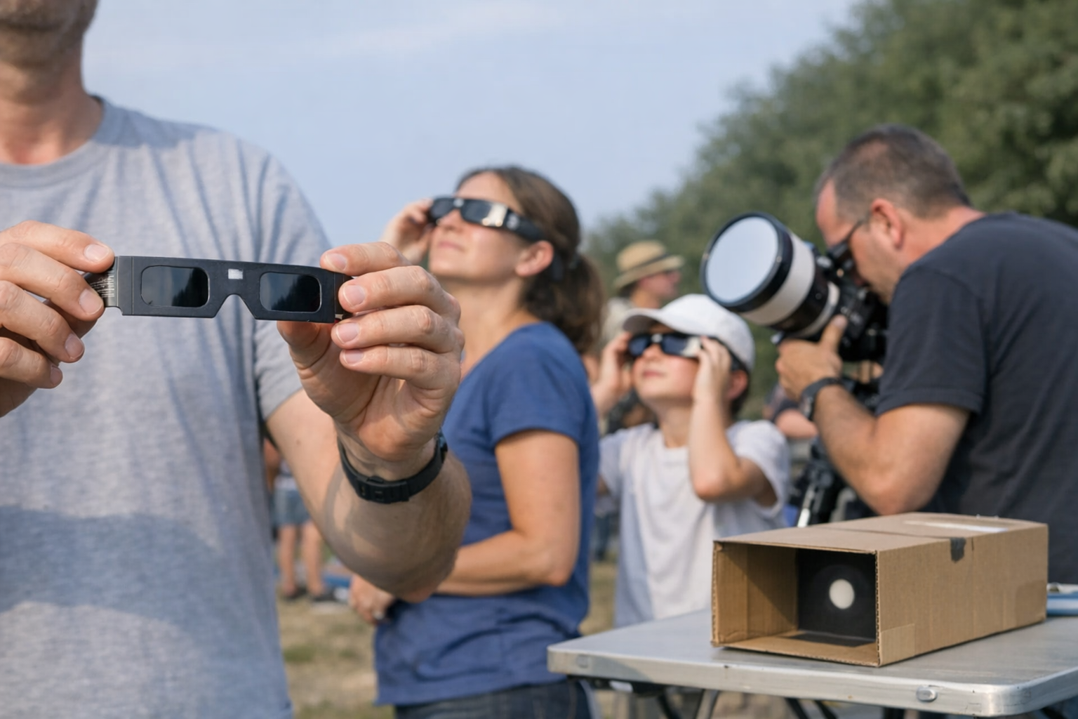 Observer l'éclipse du 12 août : choisir et utiliser des lunettes en toute sécurité