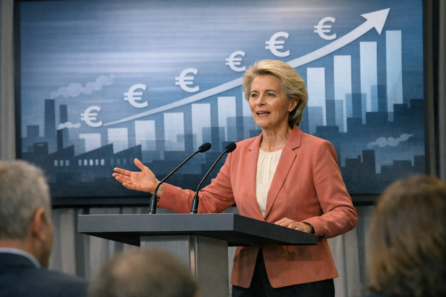 Von der Leyen invite à transformer 10 000 milliards d’euros d’«épargne paresseuse» en investissements industriels 1 Von der Leyen invite à transformer 10 000 milliards d’euros d’«épargne paresseuse» en investissements industriels