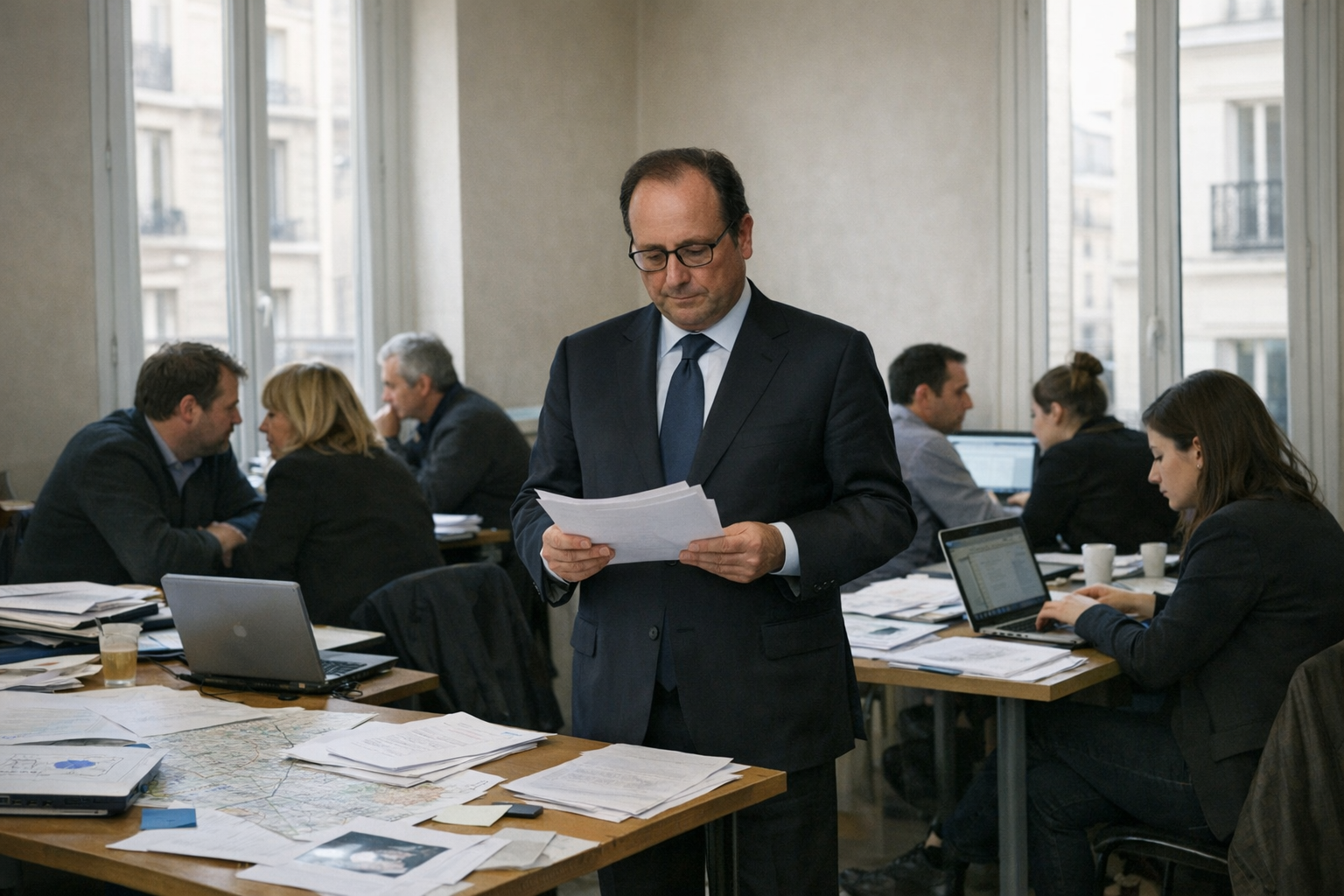 François Hollande installe un QG discret dans le XIe à Paris