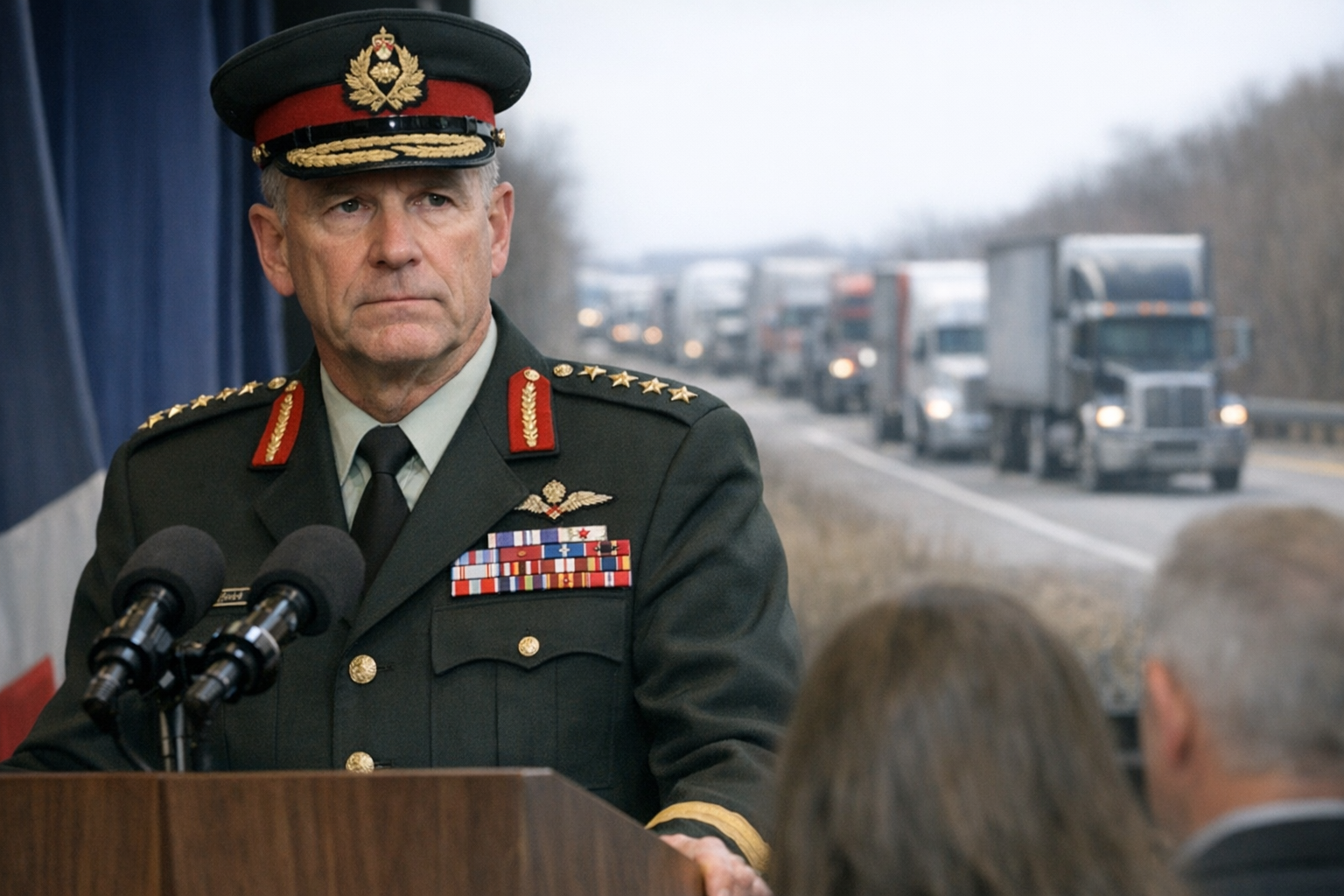 Wayne Eyre et la ligne rouge : refus d’un déploiement militaire contre le convoi