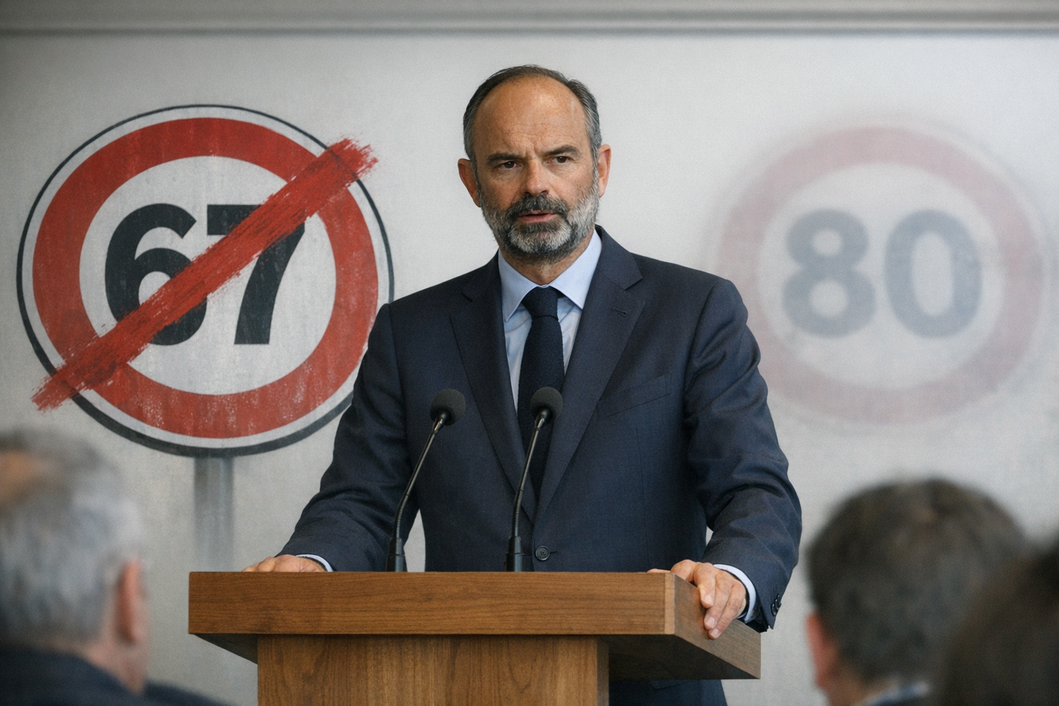 Édouard Philippe tente d'effacer les «67» et de neutraliser le symbole des 80 km/h