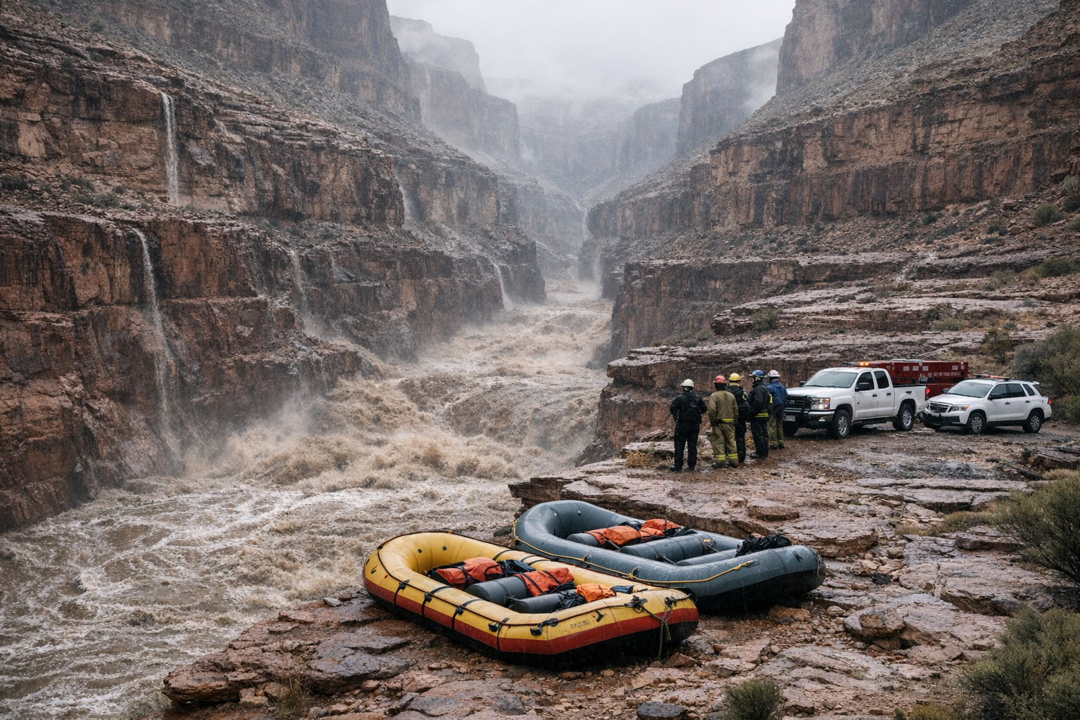 Crue éclair au Grand Canyon : au moins un mort et une quinzaine de disparus