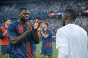 Camara, buteur à Paris, salue le niveau d&rsquo;Ousmane Dembélé et du PSG