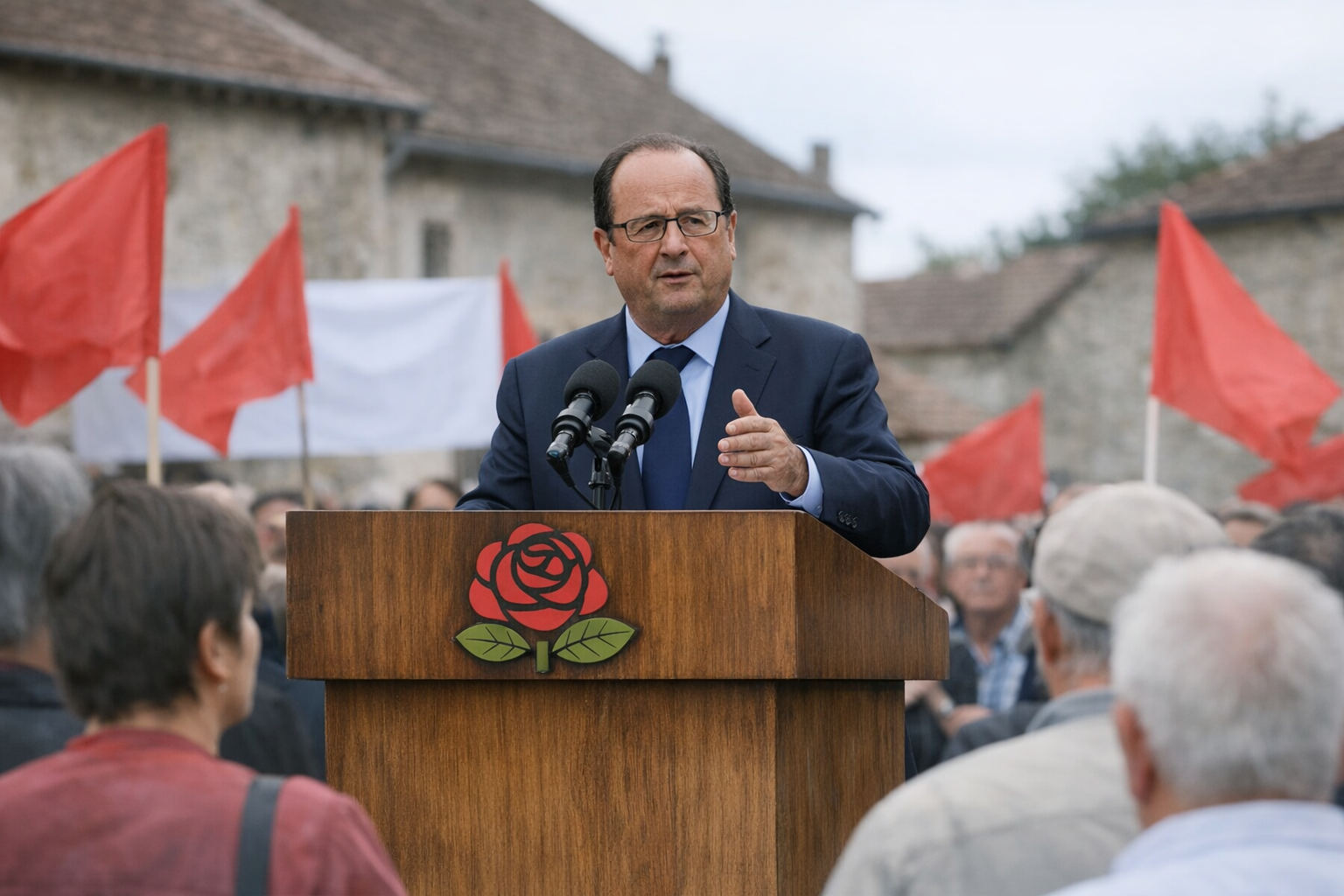 Hollande à la Fête de la Rose : appel à « l’union sacrée des démocrates » et ambiguïté sur 2027