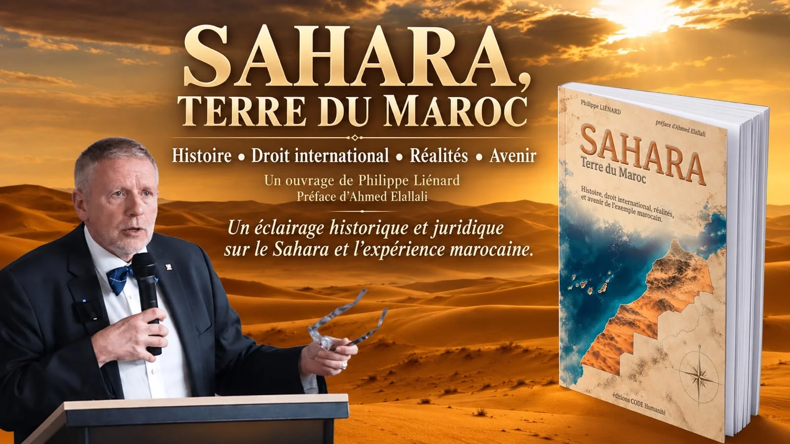 Affiche du livre Sahara, Terre du Maroc de Philippe Liénard