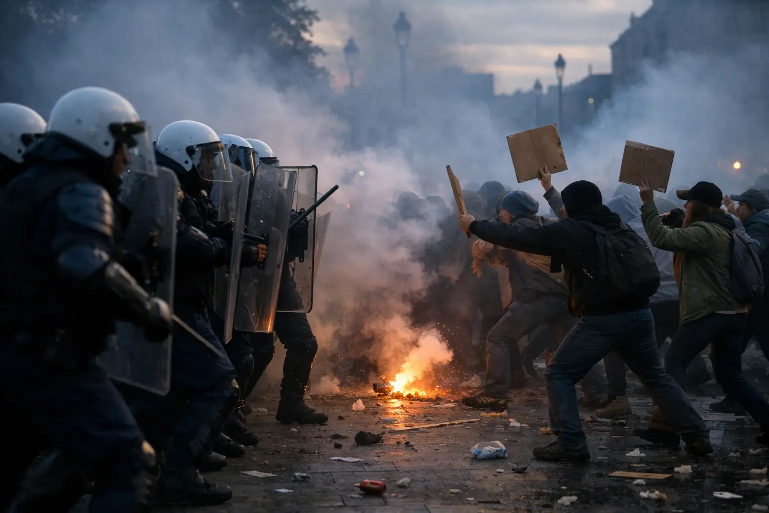 Violences du 17 octobre : la contestation étouffée par les débordements
