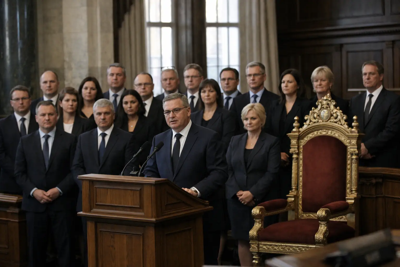 PSPP présente seul un Cabinet de 23 ministres en l'absence de la lieutenante‑gouverneure