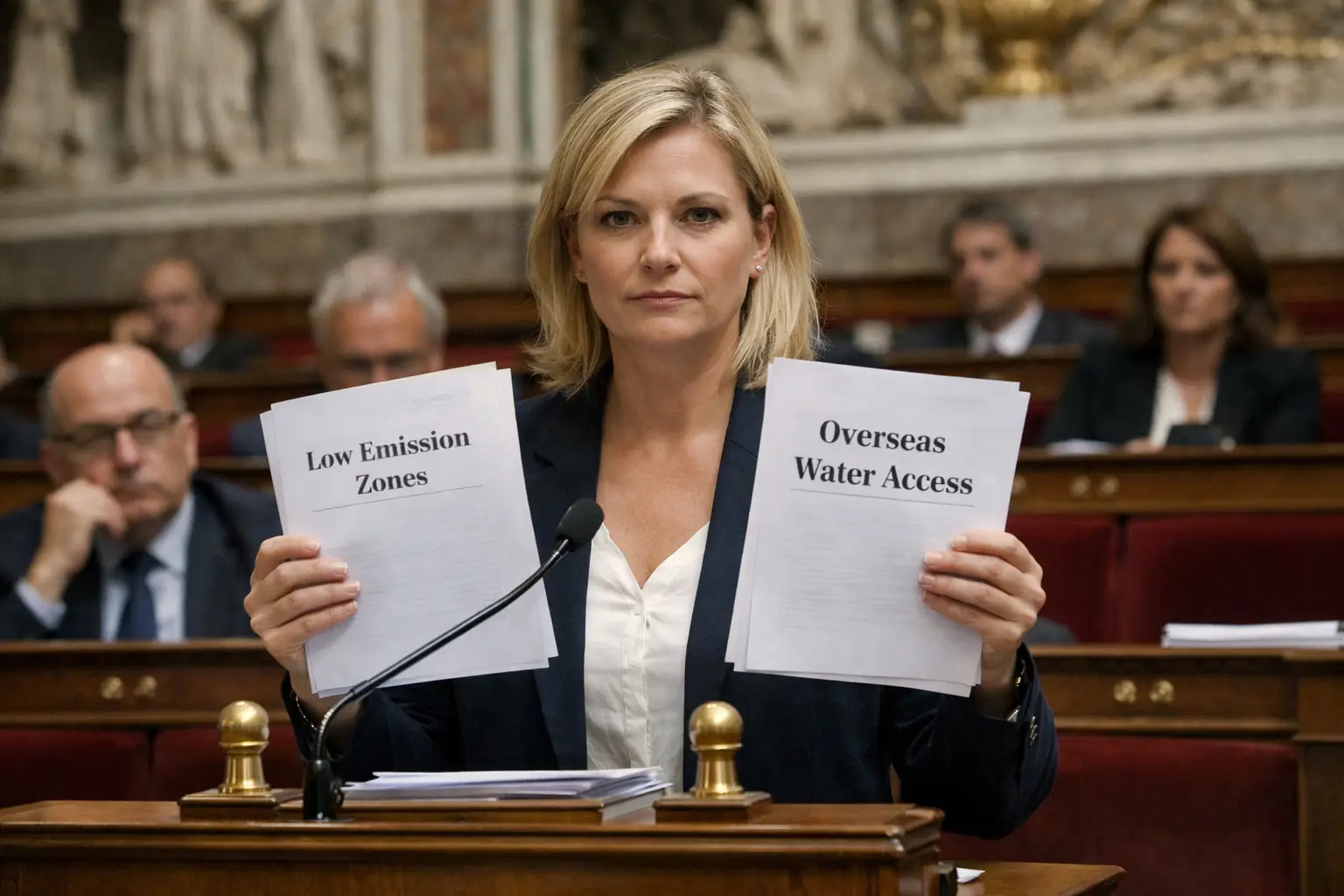 Le RN impose son agenda: ZFE et eau potable au centre de sa niche parlementaire