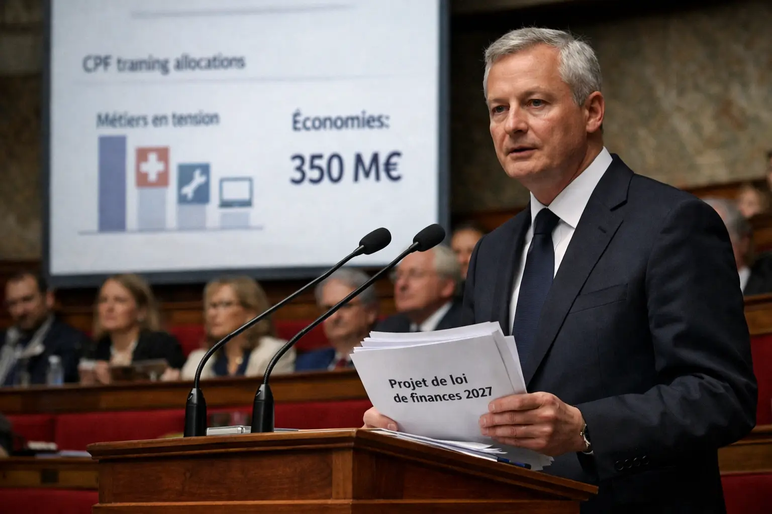 Budget 2027 : comment le projet resserre l'accès au CPF pour dégager 350 millions d'euros