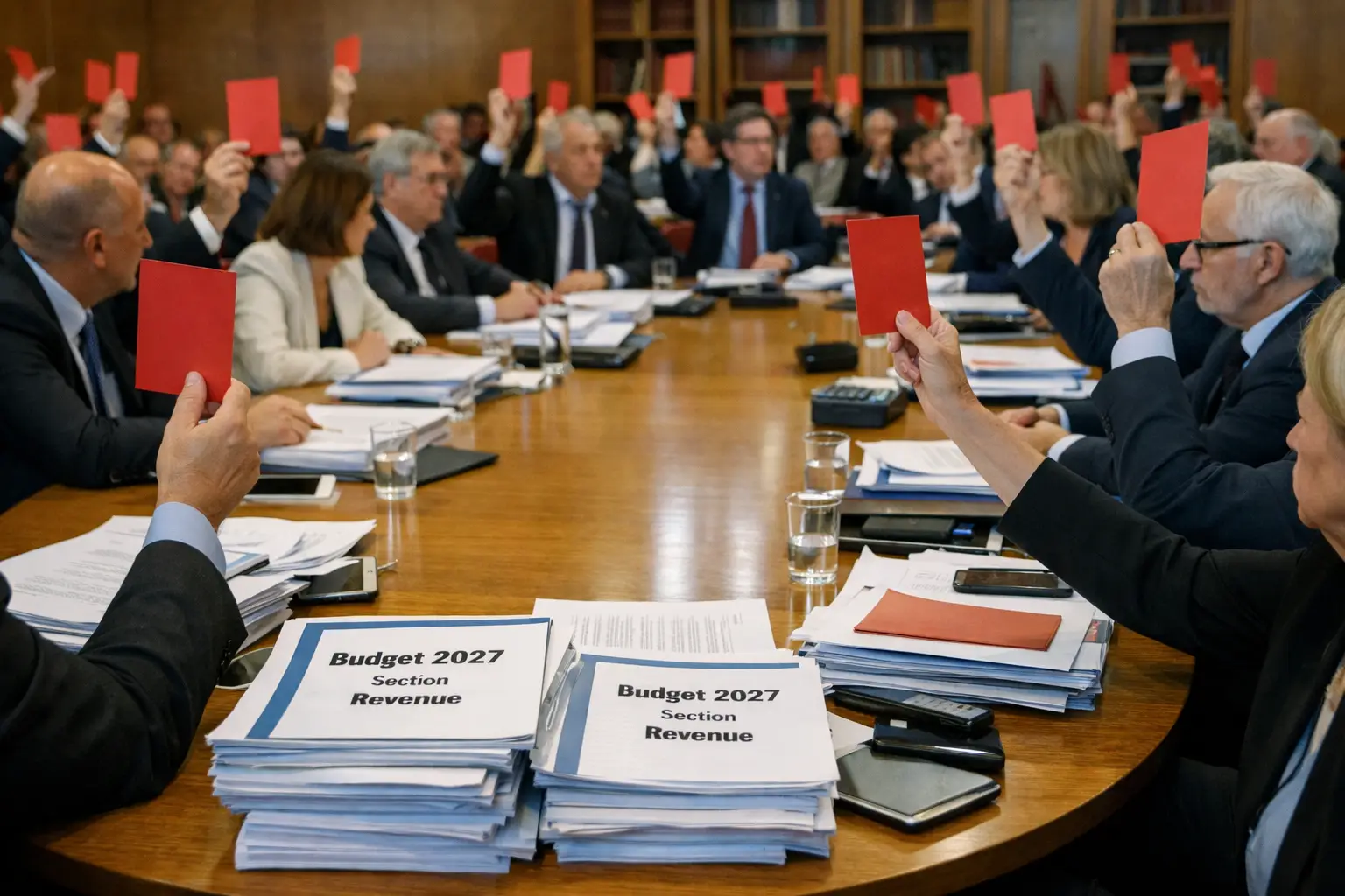 La commission des finances rejette la section recettes du Budget 2027