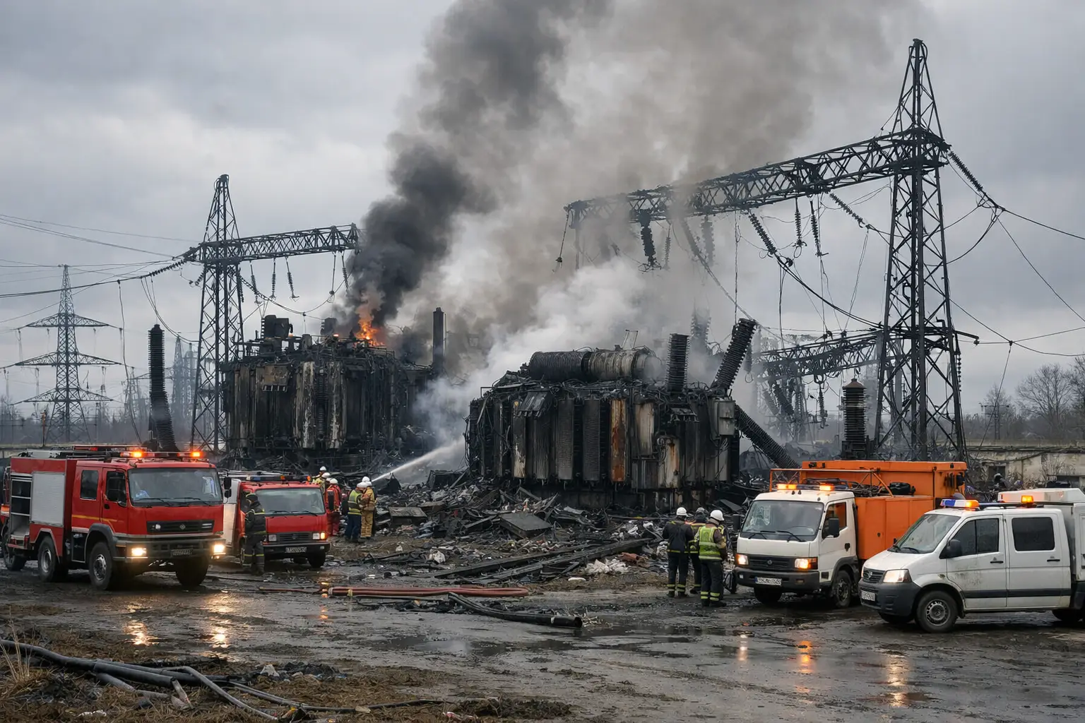 Missiles touchent des infrastructures énergétiques à Kiev : au moins deux morts